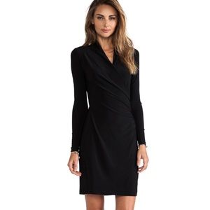 Norma Kamali Long Sleeve Side Dress Sz S